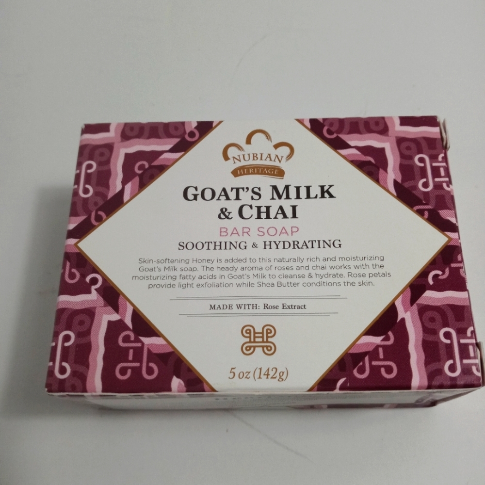 🏖 Nubian Heritage Goats Milk and Chai Soap NIB